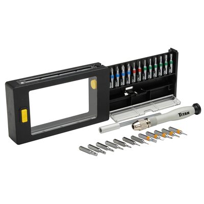 TITAN 26-PC PRECISION BIT AND DRIVER SET