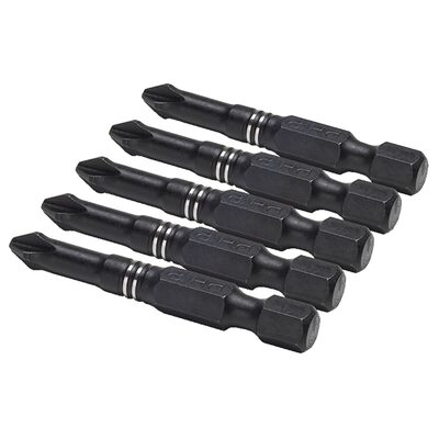 TITAN 5-PC. 2" PHILLIPS PH2 IMPACT BIT