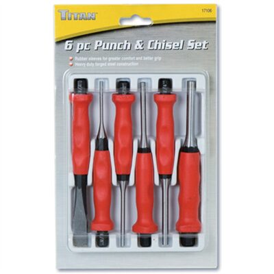 Titan 6PC PUNCH CHISEL SET