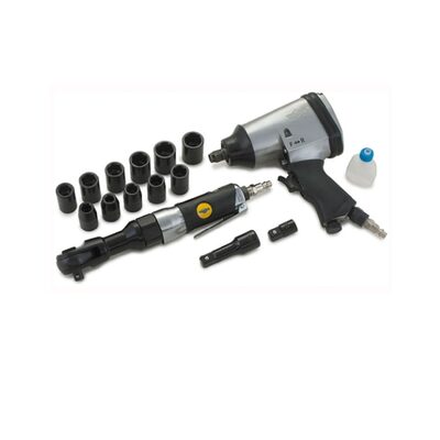 TITAN Air Impact Combo Tool Kit - 19 Piece