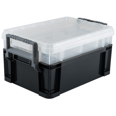 TITAN 18" 3-WAY STACKABLE STORAGE TOTE