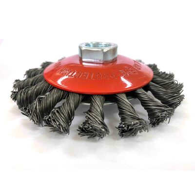 Titan 4-1/2 in. Knotted Bevel Wire Wheel