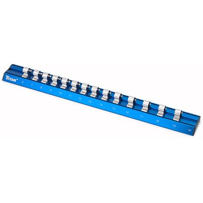 TITAN 3/8" DR METRIC MAGNETIC ALUMINUM