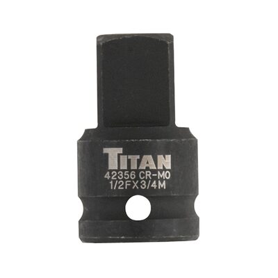 TITAN 1/2" F TO 3/4" M IMP SKT ADAPT