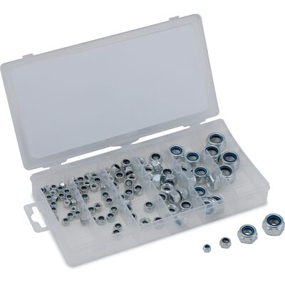 TITAN 100-PC METRIC NYLON LOCKNUT ASSORTME