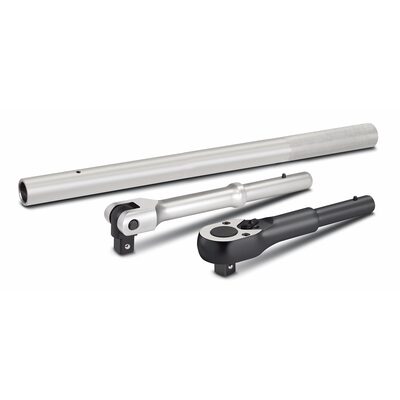 Titan Titan Bar-X&trade; 3pc. 1 in. Drive Interchangeable Ratchet and Breaker Bar Set