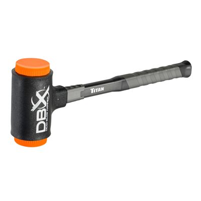 Titan DBX 28 oz. Dead Blow Hammer with Replaceable Polyurethane Striking Faces