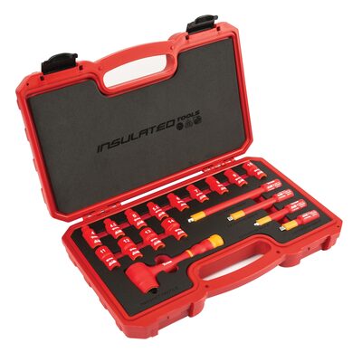 TITAN 18-PC 1/4" DR VDE INSULATED SO