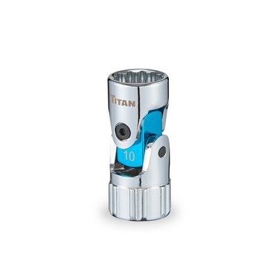 Titan 1/4 in. Drive Auto-Flex&trade; 10mm Socket
