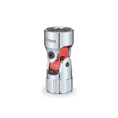 Titan 1/4 in. Drive Auto-Flex&trade; 7/16 in. Socket