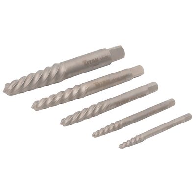 TITAN 5 Pc. Screw Extractor Set (7/64", 9/64", 19/64", 1/4", 5/32")