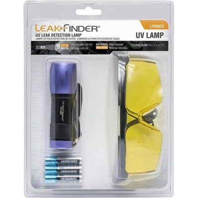 Tracer Products LeakFinder UV Lamp with three AAA batteries