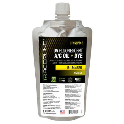 Tracer Products LUBE,DYED,A/C,PAG,150CST,1X5OZ