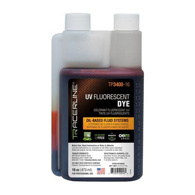 Tracer Products 16 oz (473 ml) bottle of fluid dye for oil-base