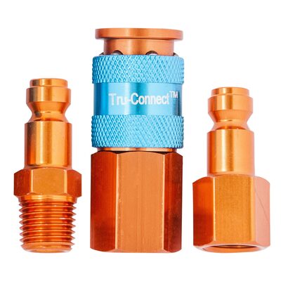 Plews Edelmann 1/4" Orange Coupler Kit