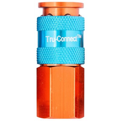 Plews Edelmann 1/4" Orange Coupler