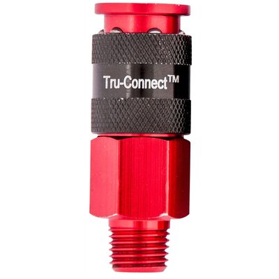 Plews Edelmann 1/4" Red Coupler