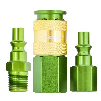 Plews Edelmann 1/4" Green Coupler Kit