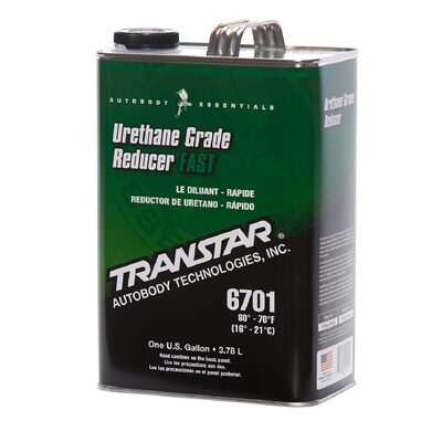 Transtar Autobody Products 6701 - 6700 Series Urethane Grade Reducer - 1 Gallon Can - Fast Speed/60 to 70 Degree F