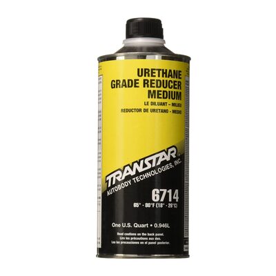 Transtar Autobody Products 6714 - 6700 Series Urethane Grade Reducer - 1 qt Can - Medium Speed/65 to 80 Degree F