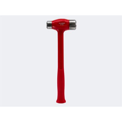 Trusty Cook Inc. 47 oz Flat-Flat Dead Blow Hammer - Model TC47BPF - Red