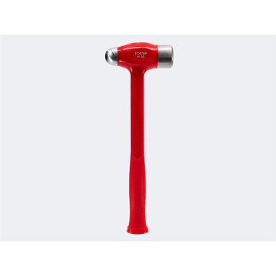 Trusty Cook Inc. 47 oz Ball Peen Dead Blow Hammer - Model TC47BP - Red