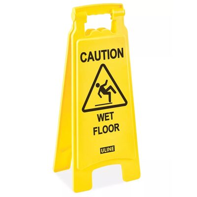 Uline Uline Wet Floor Sign - English