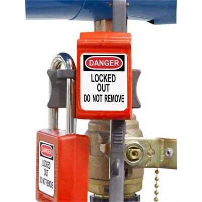 Uline Handle-On Ball Valve Lockout