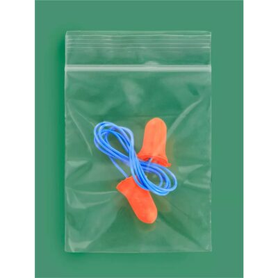 Uline 3 x 4" 2 Mil Reclosable Bags Box of 1,000