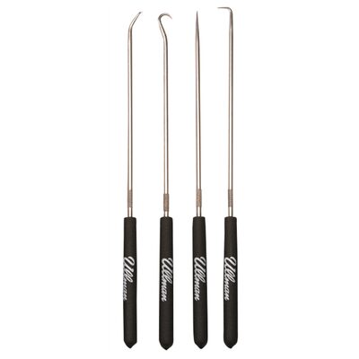Ullman Devices Corp. 9-3/4" Long 4 Piece Hook & Pick Set
