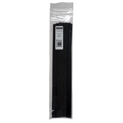 Polyvance Polypropylene Strip, 7/16&rdquo; x 1/16&rdquo;, 30 ft., Black