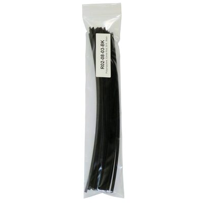 Polyvance Polypropylene Corner Rod, 1/4" x 1/4", 30 ft, Black