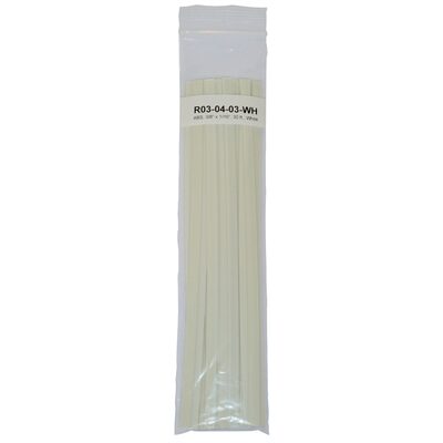Polyvance ABS Strip, 3/8&rdquo; x 1/16&rdquo;, 30 ft., White