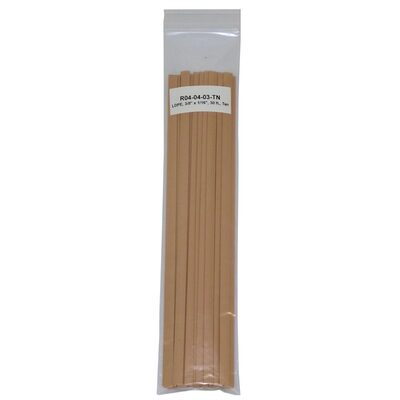 Polyvance Polyethylene Strip (LDPE,) 3/8&rdquo; x 1/16&rdquo;, 30 ft., Tan
