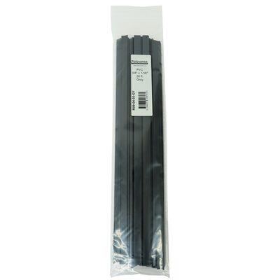 Polyvance PVC Strip, 3/8" x 1/16", 30 ft., Gray
