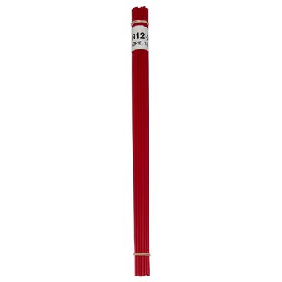 Polyvance High Density Polyethylene (HDPE) Rod, 1/8" diameter, 30 ft., Red