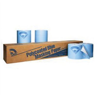 US Chemical 38018 Premium Masking Paper, 18 in W x 738 ft L, Blue