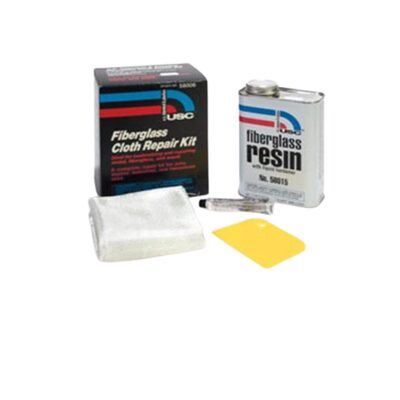 US Chemical 58005 Fiberglass Repair Kit, 1 qt, Liquid