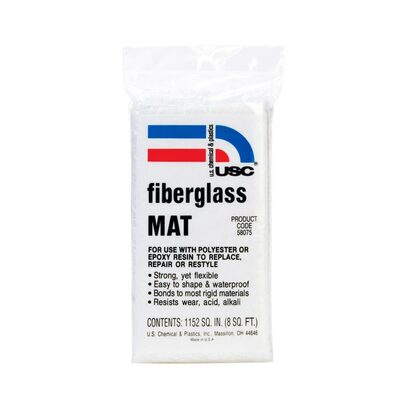 US Chemical 58075 Fiberglass Mat, 8 sq-ft