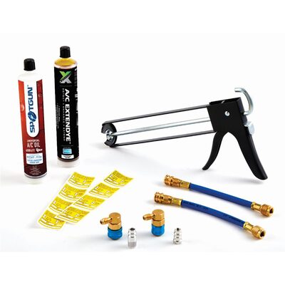 UVIEW Spotgun Universal Oil/Dye (8 oz.) kit for R134a/R1234YF