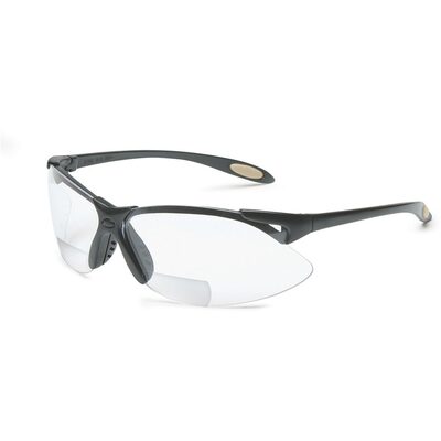 Uvex Readers 1.5 Black Safety Glasses With Clear Anti-Scratch/Hard Coat Lens - A900