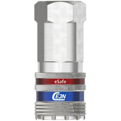 Vacula Safety eSafe Coupling; Eurostandard 3/8" Body Size; 3/8" Female NPT