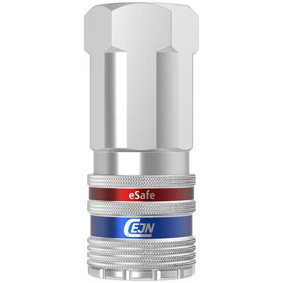 Vacula Safety eSafe Coupling; Eurostandard 3/8" Body Size; 1/2" Female NPT