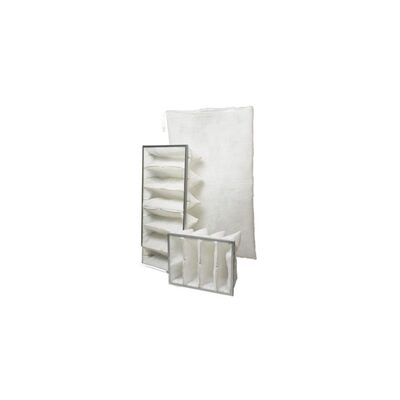 Viskon-Aire Filters 23.25"W x 47"H x 8"D Series 420 Prefilter (6 Pocket / Frame / Exact) -- Blowtherm