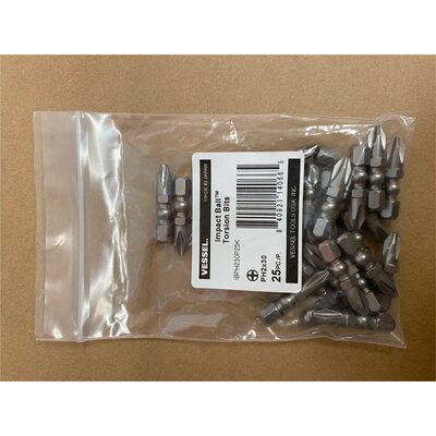 Vessel Tools IMPACT BALL Torsion Bit (2 x 90mm, 10pcs.)
