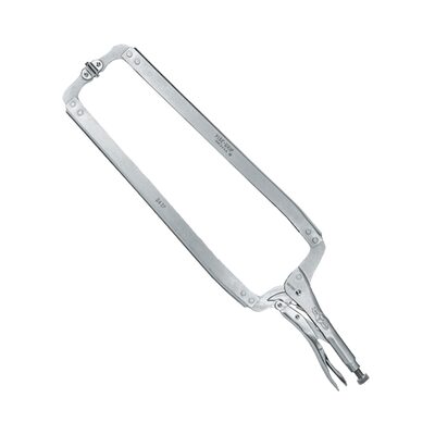 Vise Grip 24SP - 10 Inch Swivel Pads Long Reach C-Jaws Locking Clamp