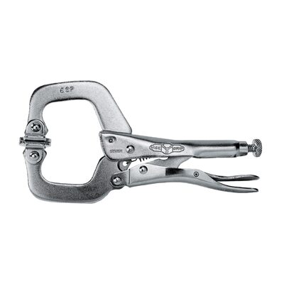 Vise Grip 6SP - 2-1/8 Inch Swivel Pads C-Jaws Locking Clamp