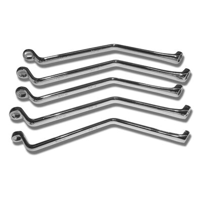 VIM Tools 5 Piece Brake Bleeder Wrench Set, 7 mm, 8 mm, 9 mm, 10 mm, & 11 mm