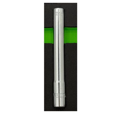 VIM Tools 7/16 Inch SAE Extra Deep 6 Point Socket - 3/8 Inch Drive
