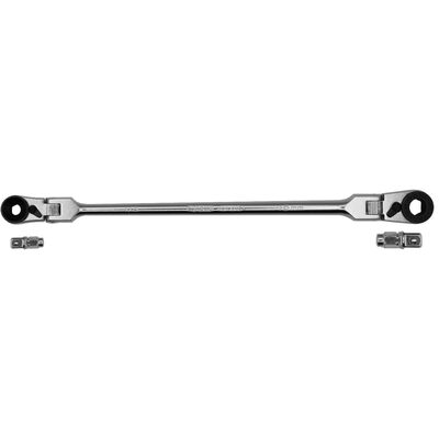 VIM Tools 1/4 Inch  and 10 Mm Hex Dual Indexing Flex Head Bit Ratchet